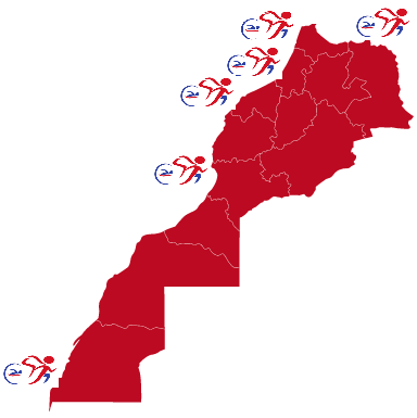 Triathlon au Maroc ORT
carte du Maroc