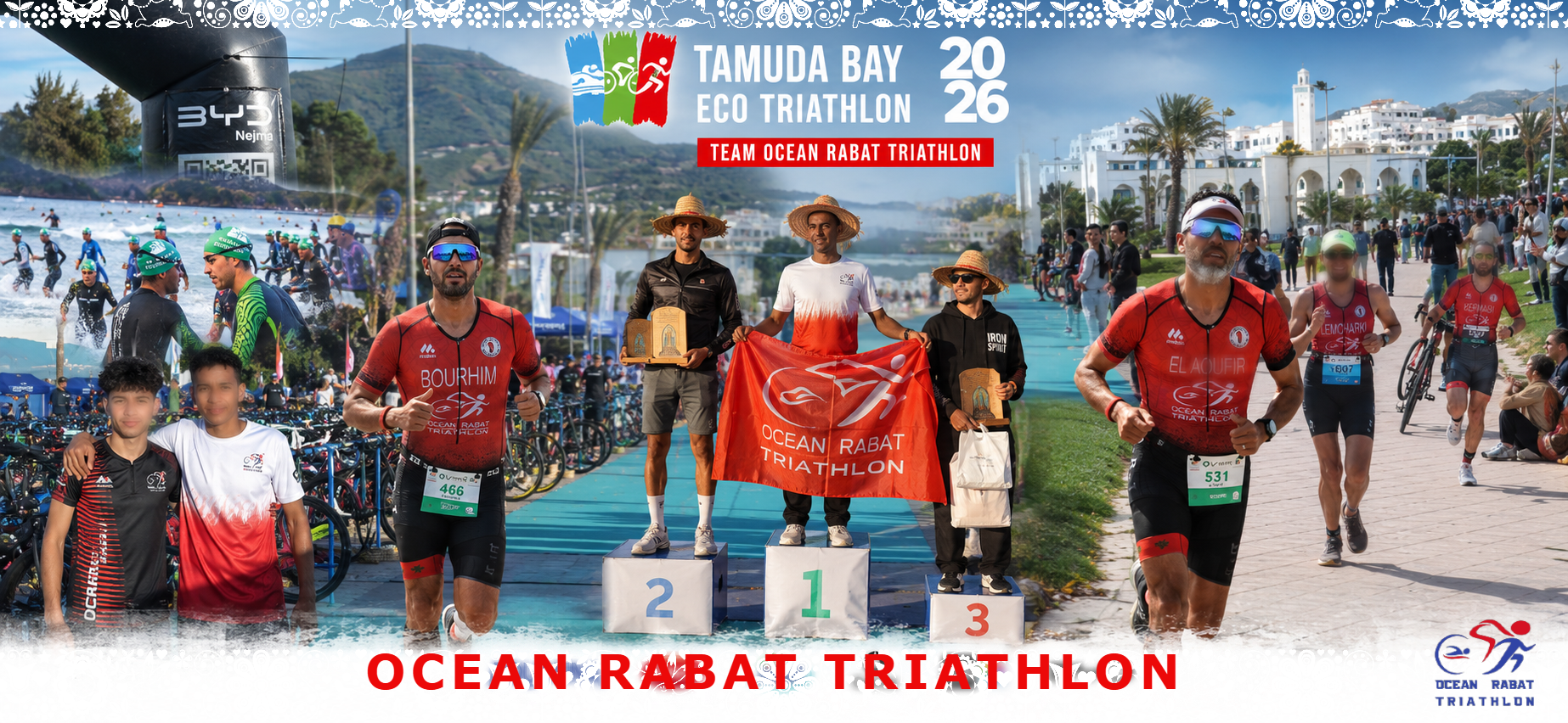 Ocean Rabat Triathlon confirme sa progression au Tamuda Bay Eco Triathlon 2026